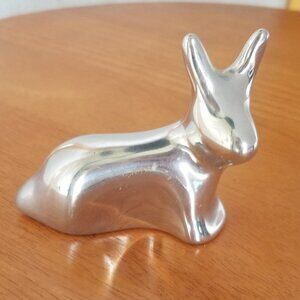 Hoselton Signed Aluminum Sculpture #2036 Canada Terrier Dog Mini 3"
